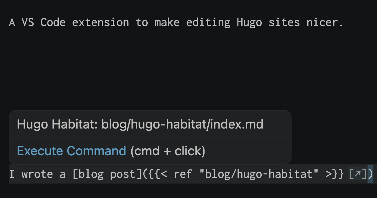 Screenshot for Hugo Habitat